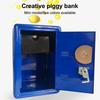 Frcctre Kids Safe Bank, Money Box With Coin Tray, Mini Locker Small Safe Storage Box Piggy Bank With Combination Lock And Key