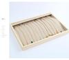 Minimalist Solid Wood Jewelry Display Tray for Rings, Necklaces, Bracelets, Watches, and Bangles