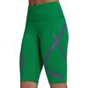 Adidas Logo Print Quick-Dry Fitness Shorts Women Shorts Green HI6059