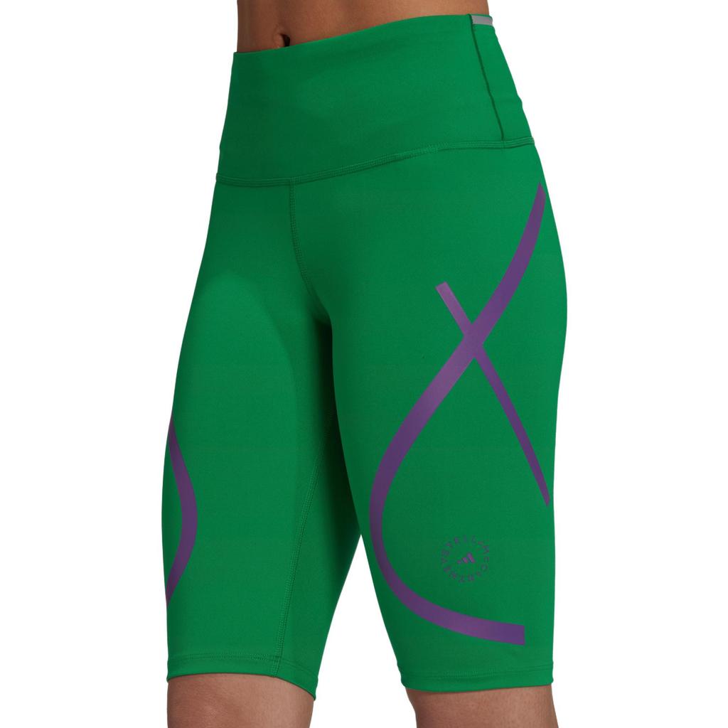 Adidas Logo Print Quick-Dry Fitness Shorts Women Shorts Green HI6059