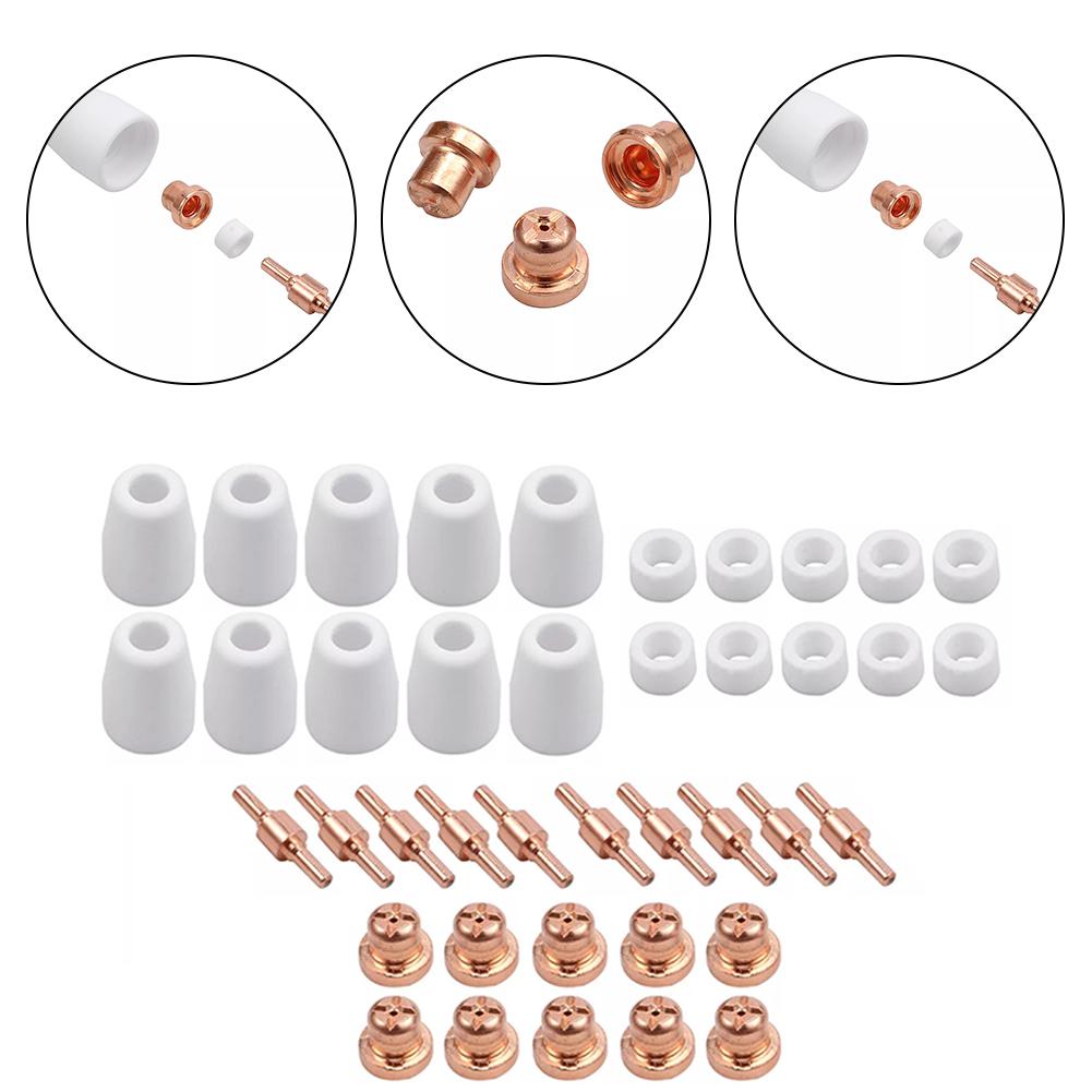 Cutting Consumable Kit Plasma Cutter Consumables Enhanced Performance High-quality Copper Maximum Cutting Thickness 20mm