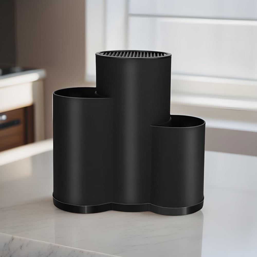 2/3 Grid Knives Holder Plastic Flatware Storage Box Kitchenware Drain Rack  Spoon