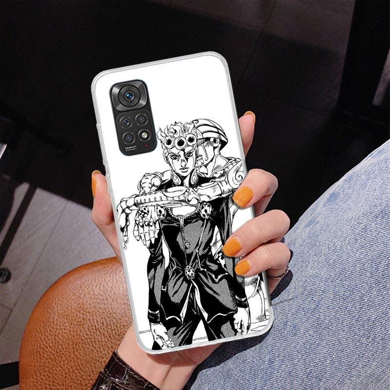 JoJo Bizarre Adventure Phone Case For Xiaomi Redmi Note 15 14 13 12S 12 11 Pro Plus 14S 11S 11E 10 10S 11T 5G Personalized Cover