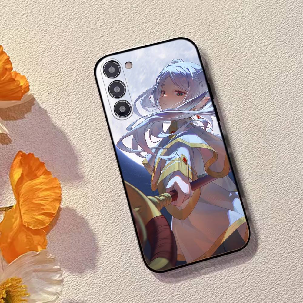 Anime F-Frieren Cute Phone Case For Samsung Galaxy A73,A72,A71,A70,A53,A52,A51,Others Soft Black Cover