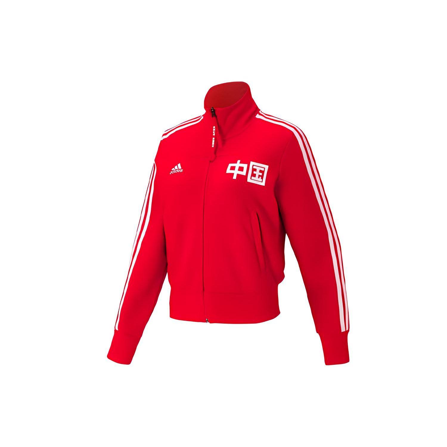 Adidas Originals 40th Anniversary Women Full-Zip Track Jacket Light Crimson HT9384 M