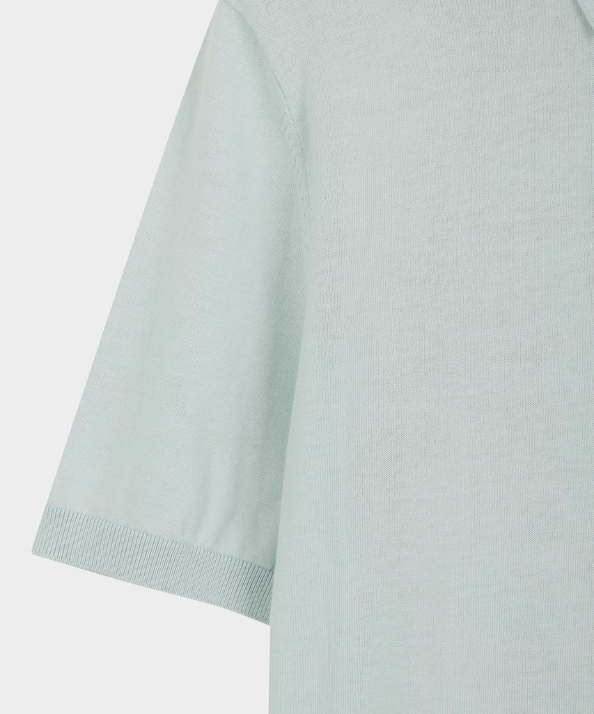 BROOKS BROTHERS Cotton Polo Short Sleeve Sweater (Mint) (Bbwtmog202)
