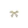 3D Zirconia Bow Nail Art: Luxurious & Shiny Pearl Gel Polish Decoration