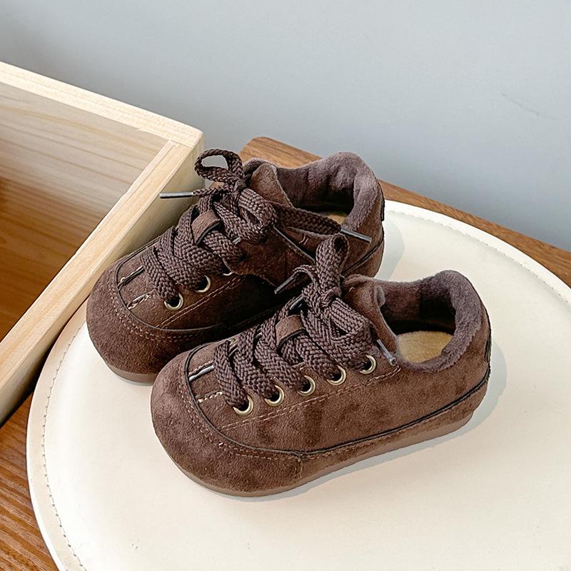 2025 Herbst/Winter Niedliche Koreanische Style Kinder Brotschuhe - Weiche, Bequeme, Haftende Baumwolle Freizeitschuhe für Jungen und Mädchen.