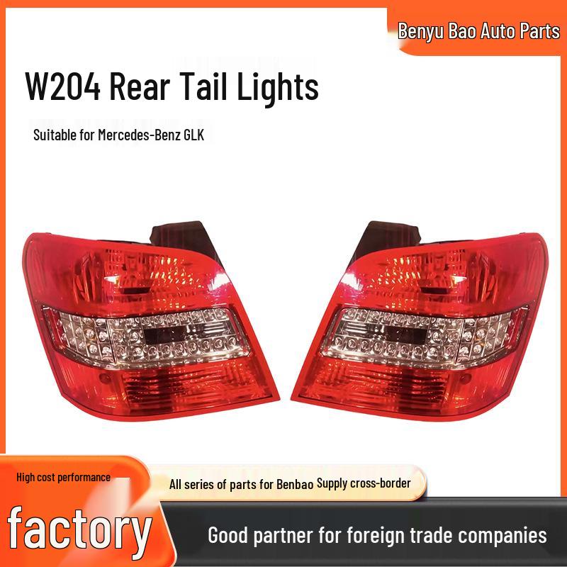 Compatible Rear Tail Light for 08-12 Mercedes-Benz GLK W204 (Parts: 2048202564, 2048202664) Right Tail Light