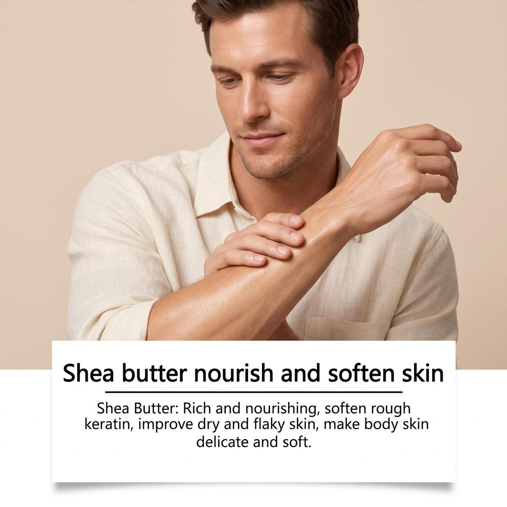 AMZ Cologne men's body lotion long-lasting fragrance moisturizing shea butter nourishing refreshing non-greasy daily care 100g