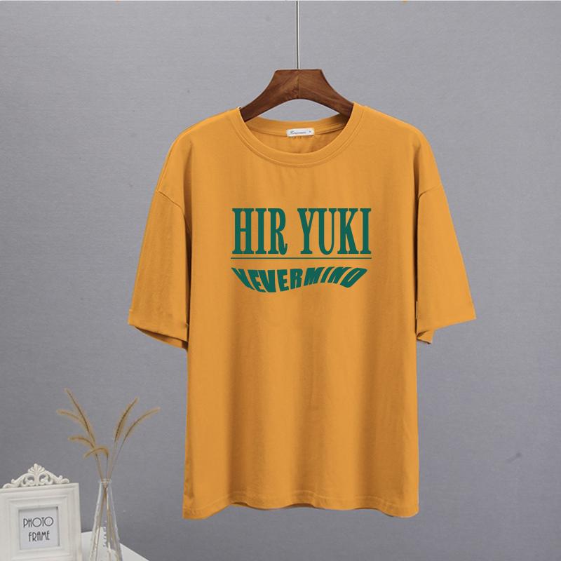 Shellsuning корейские свободные хлопковые футболки для женщин летние мягкие футболки — фото 22