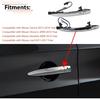 RLB-HILON Exterior Door Handle Compatible With Nissan Sentra 2013-2018 | For Nissan Murano Maxima 2009-2014 | For Nissan Leaf 2011-2017 Year