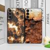 Creative Rusty Metal Surface Pattern Phone Case for OPPO Reno 13 12 F 11 10 Pro Plus A58 Find X5 X3 Lite Soft Shockproof Covers