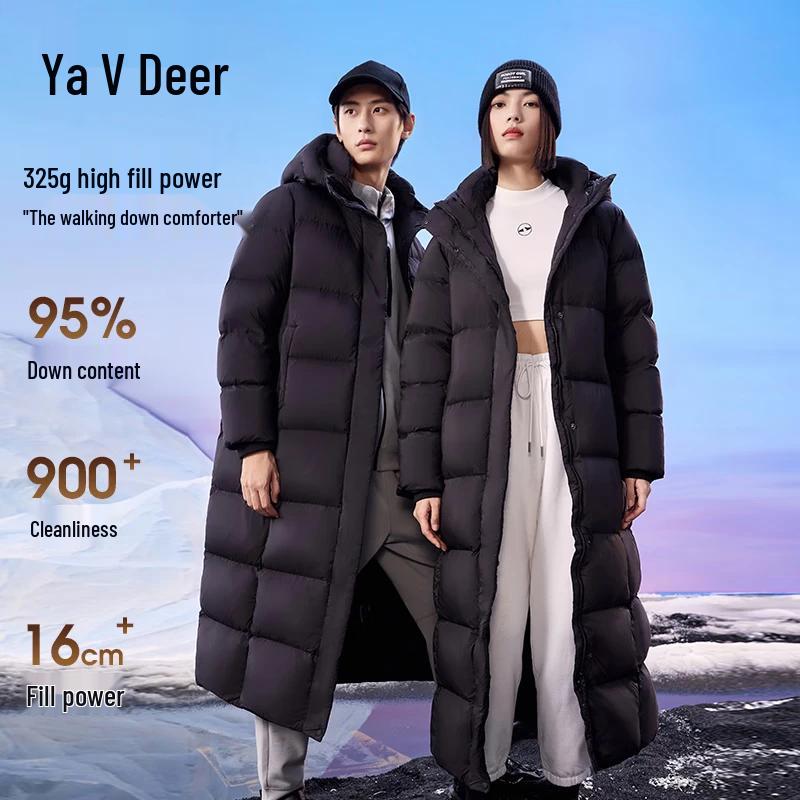 

Yalu Unisex 95% Duck Down Long Winter Parka