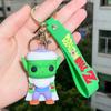Anime  Keychain PVC Cartoon Cartoon Figure Trunks Son Goku Piccolo Buu Vegeta Figures Key Chain Keyring Bag Decor