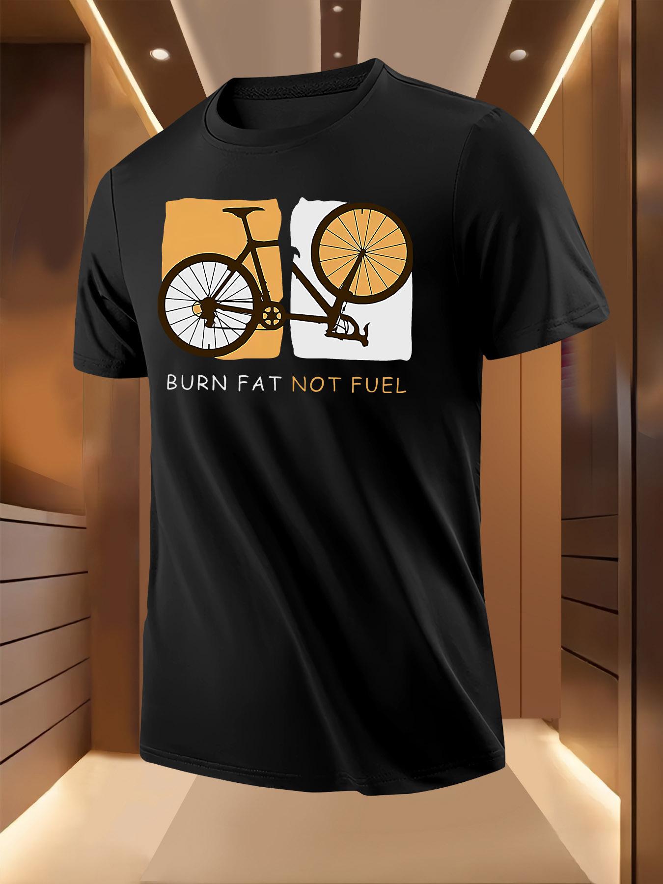 Bicycle Graphic Tshirt Graphic Tshirt - Breathable Lightw... L
