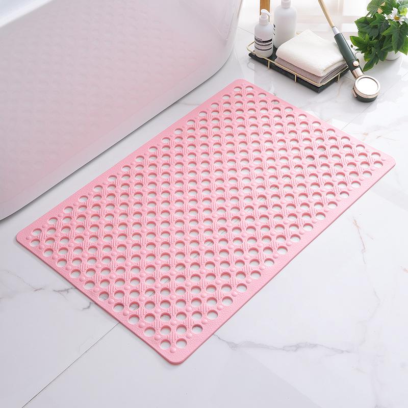 PVC Non-Slip Bathroom & Shower Mat - Water-Resistant for Home, Hotel, Pool, Toilet, Floor.