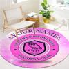 Sheffield Wednesday Football Club Custom Name Round Area Rug,Carpet Rug for Living Room Bedroom Sofa Playroom Decor,Non-slip Floor Mat