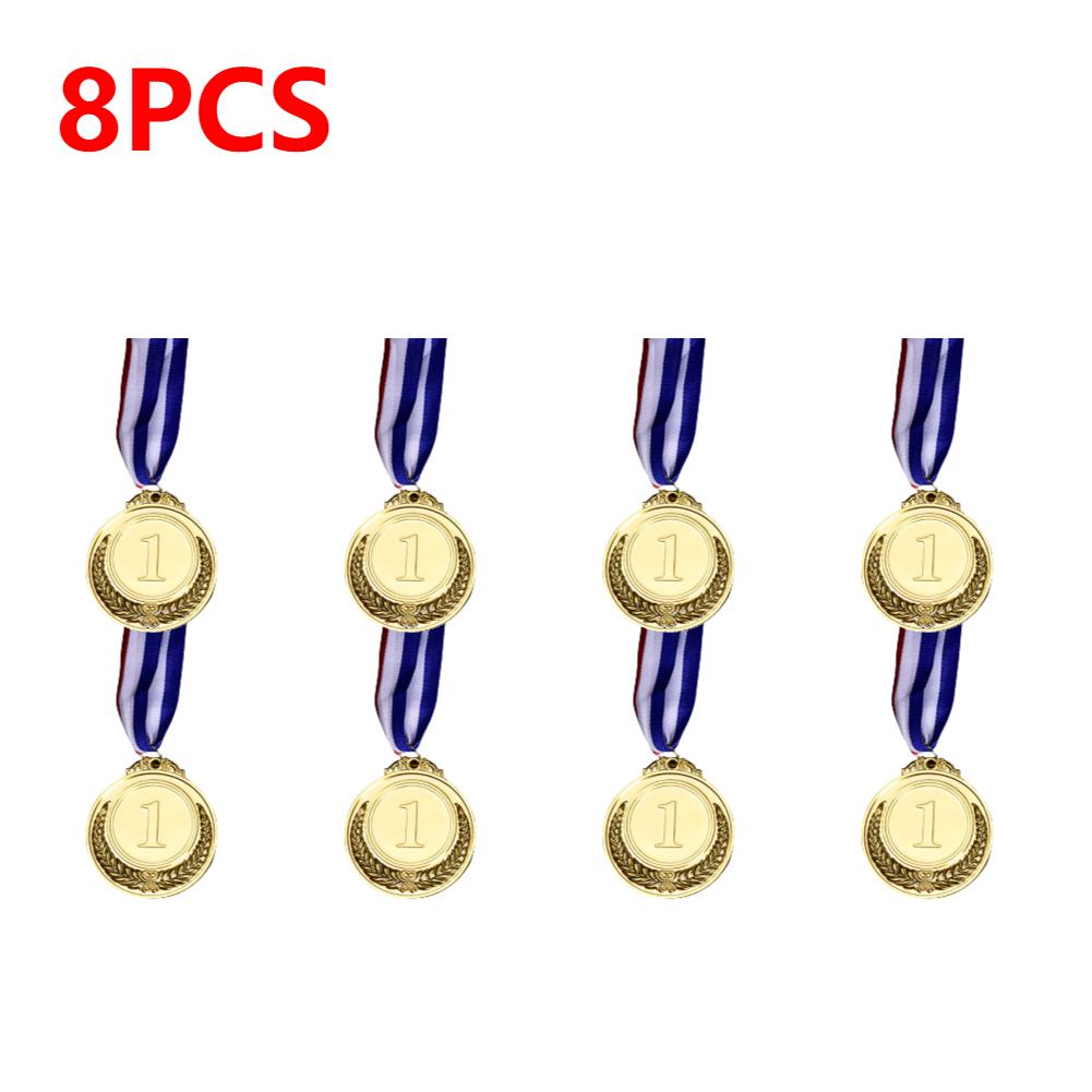 1-10pcs Gold Silver Bronze Prizes Winners Medals Sports Day Competitions Awards Medal Adults Children Outdoor Games Souvenir