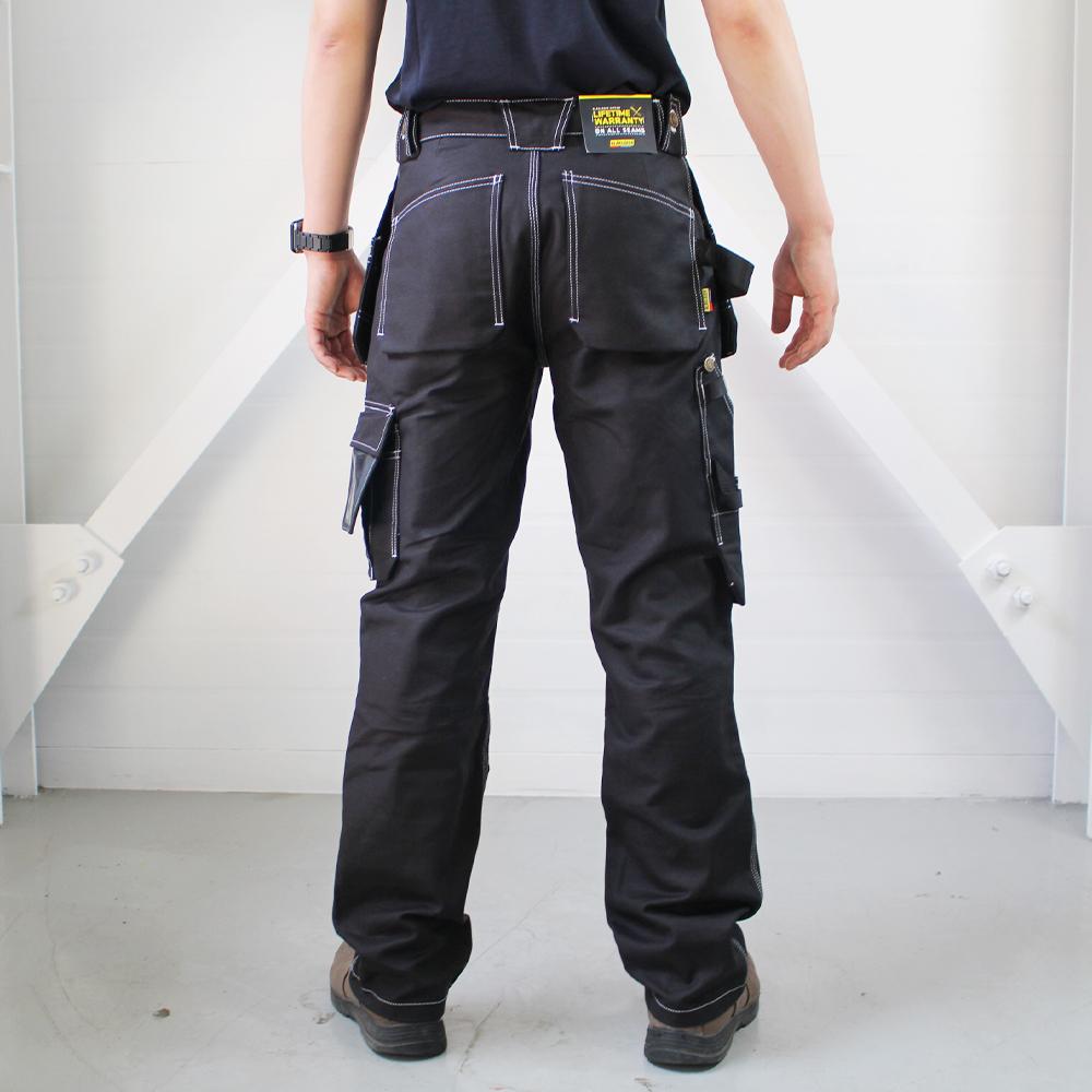 Beullakeuladeo Black Craftsman Trousers (Practical-Type) 1530