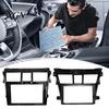 UV Resistant ABS Trim 9 Inch Car Radio Fascia Frame for Toyota Vios 2008, Navigation Seamless Fit Interior Panel Frame, Stereo Install Bezel