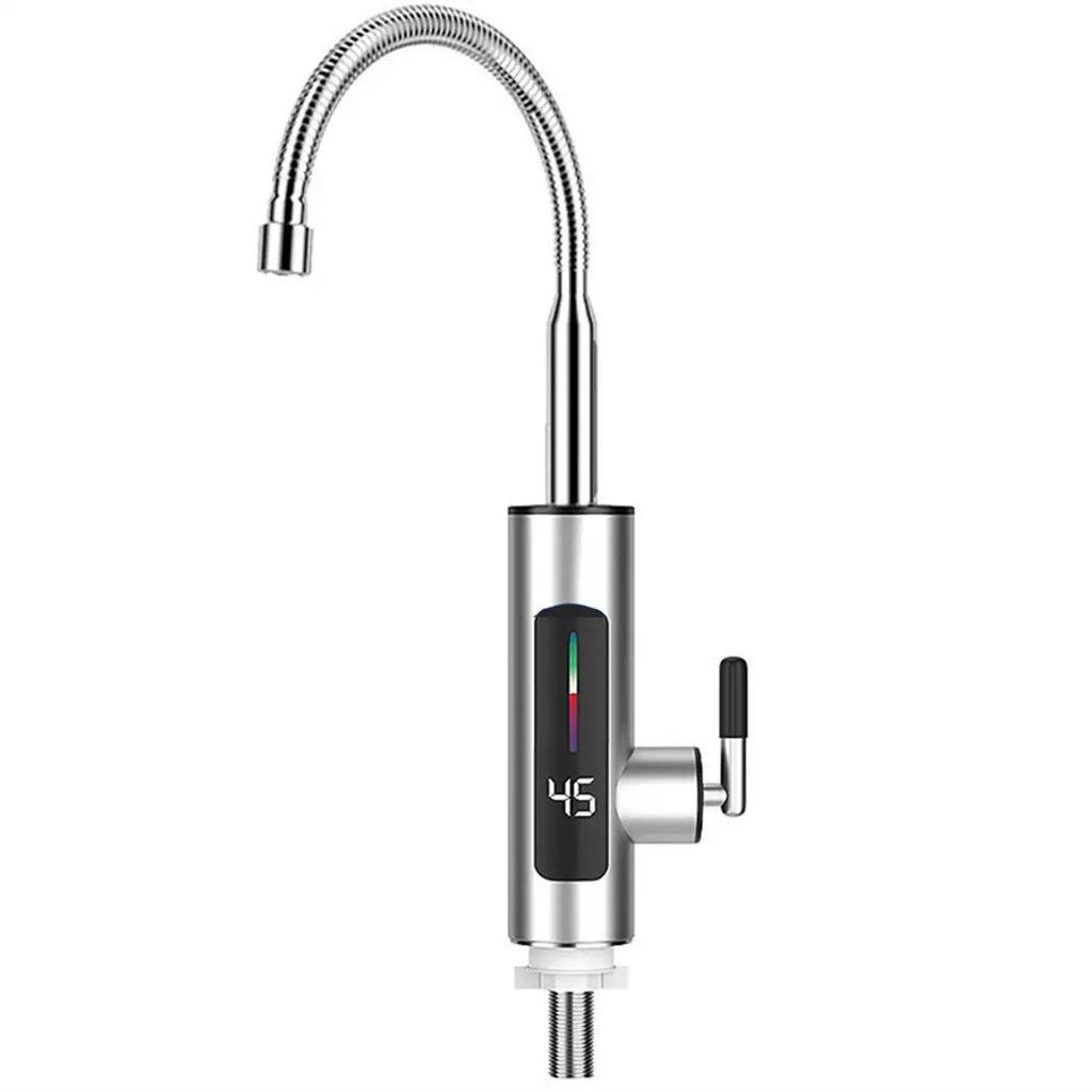Instant Heat Dual-Use Stainless Steel Electric Water Faucet with Smart Display