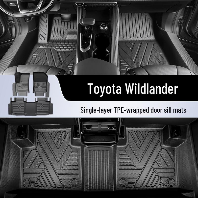 2024 Toyota Wildlander Full Surround TPE Floor Mats Set for Car Interior Decoration