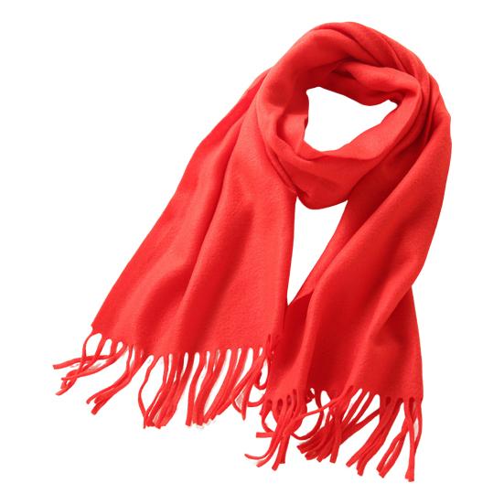 Women Winter Scarf Plaid Print Lightweight Soft Warm Scarf with Tassel Trim Cold Weather Imitation Cashmere Scarf