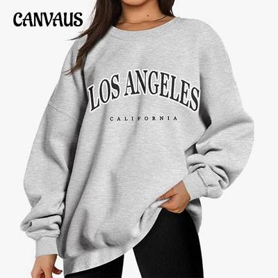 Women's Spring and Autumn Plus Size Casual Tops Fashion Loose Sweatshirt
