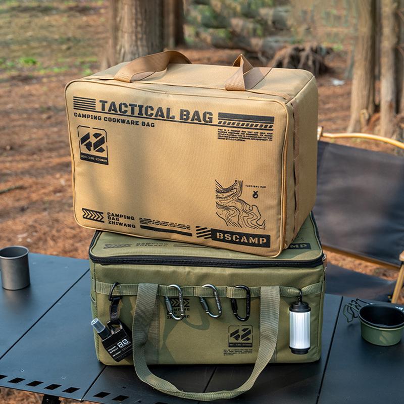 Outdoor Storage Bag Large Capacity Folding Storage Box Picnic Camping Equipment Storage Box Portable Waterproof