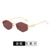 New polygonal sunglasses, men's and women's Japanese and Korean personalized rhombus sunglasses, driving fishing sunshades