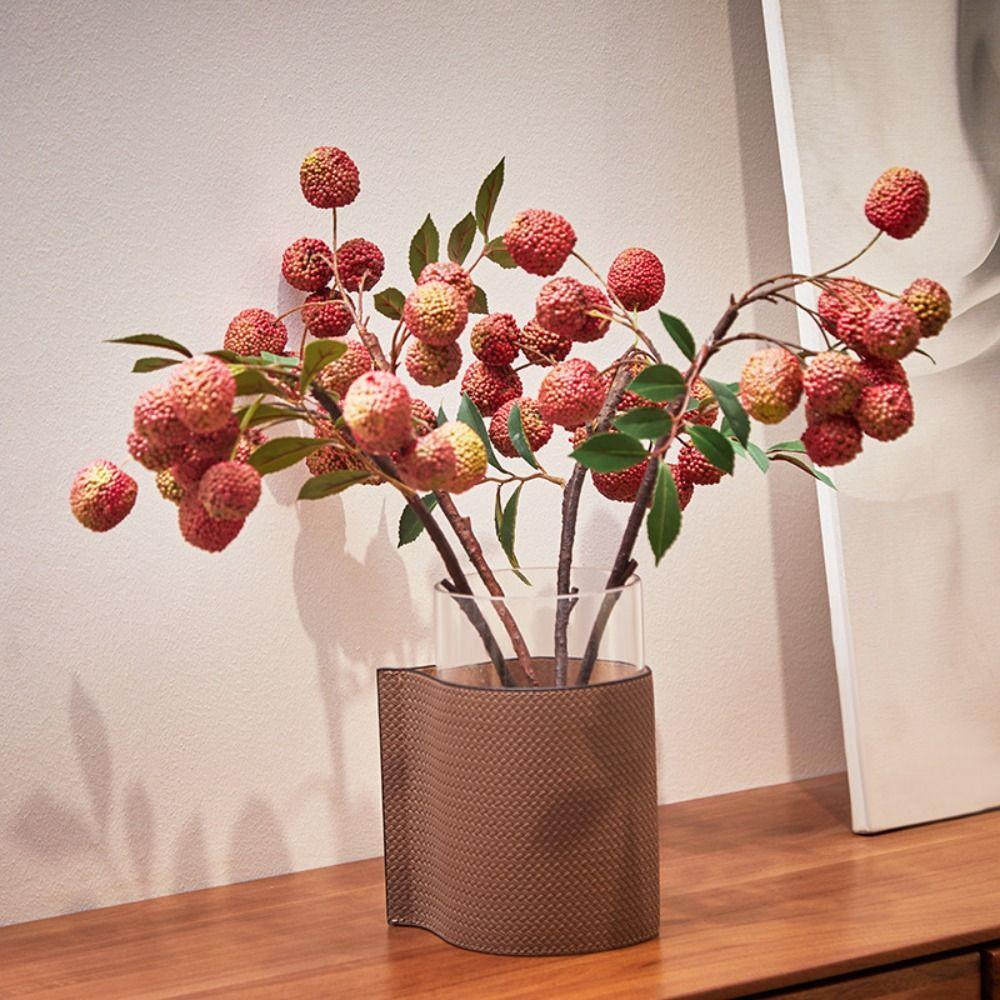 

Пластиковые искусственные ветки личи Элегантные искусственные растения Декор для ресторана отеля