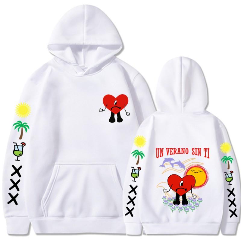Bad Bunny Un Verano Sin Ti Hoodie Men Women Casual Graphic Sweatshirt