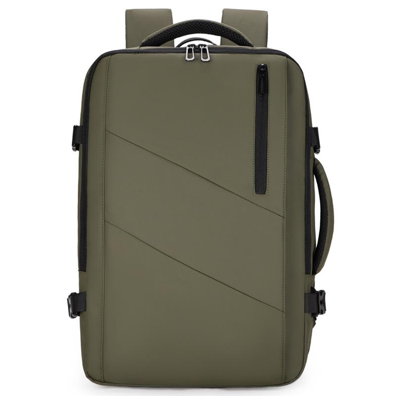 Schoolbag Vacuum Compression Business Backpack Men's Computer Bag Large Capacity Student Travel School Bag Expandable Backpack