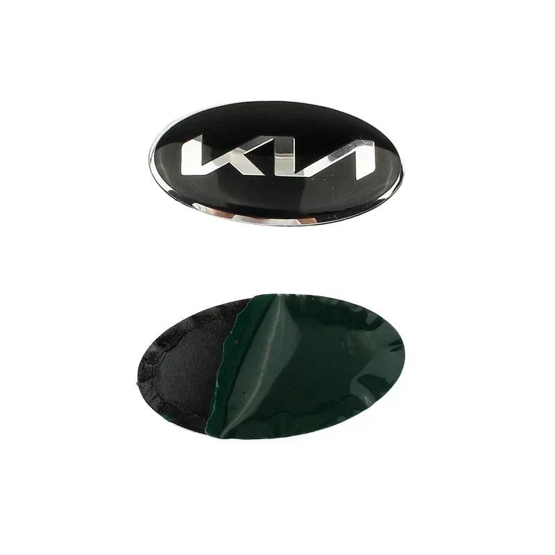 2026 Hot Car Sticker Car Steering Wheel Emblem Logo Cover Decals for KIA Picanto K2 K3 K5 K7 K9 Mohave Stinger Forte Sorento Spo