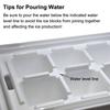 Ice Cube Mold with Sealed Lid Twist Release Ice Tray for Odor-Free Ice Storage BPA-Free Easy Ice Release Ice Cube Maker