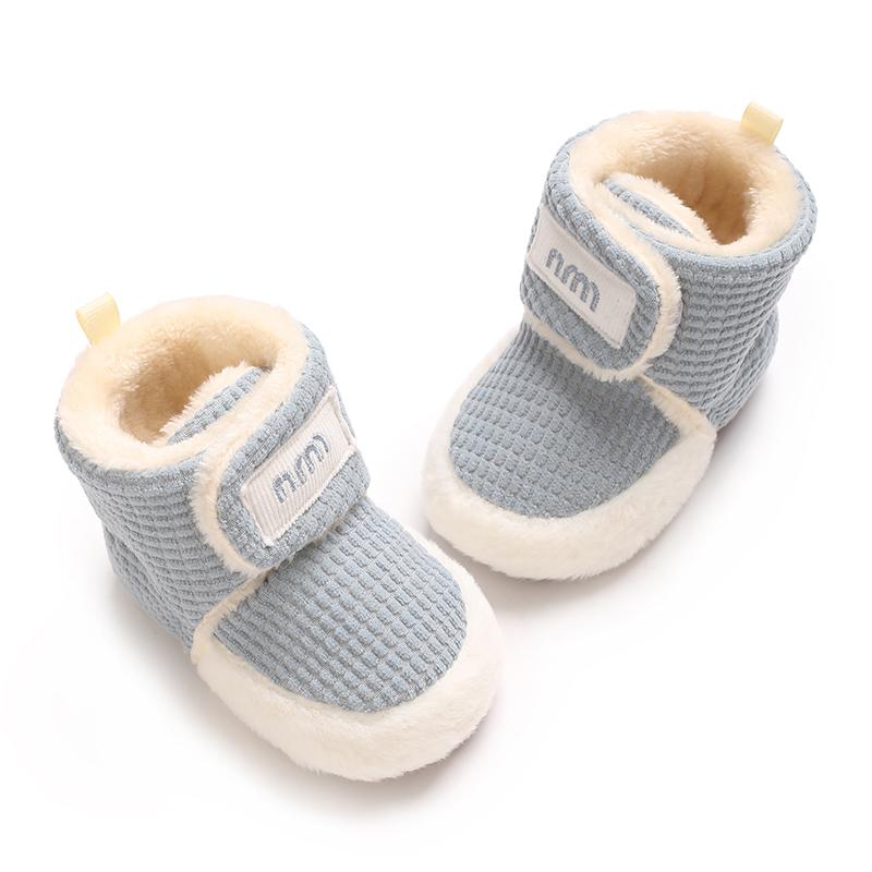Stivali Invernali Bambini Maschi Femmine Neve Suola Morbida Antiscivolo Caldi Scarpe Piatte Primi Passi del Bambino Scarpe Stivali