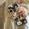 Checked cat and dog avatar iPhone17/16Promax mobile phone case is suitable for Apple 15 space case 13 cute 14.
