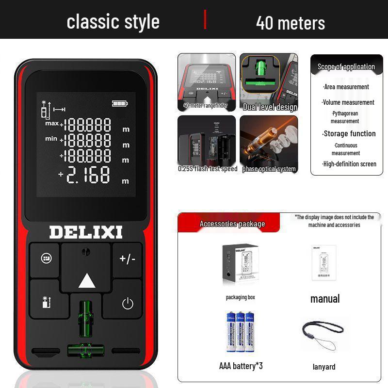 

Bluetooth High-Precision Handheld Laser Rangefinder with Infrared Measurement