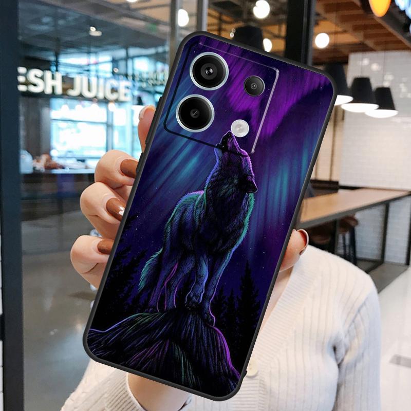 Animal Wolf Galaxy Case For Xiaomi Redmi Note 15 Pro Plus 10 11 12 13 14 Pro Redmi 15 15C 10C 12C 13C 14C Cover