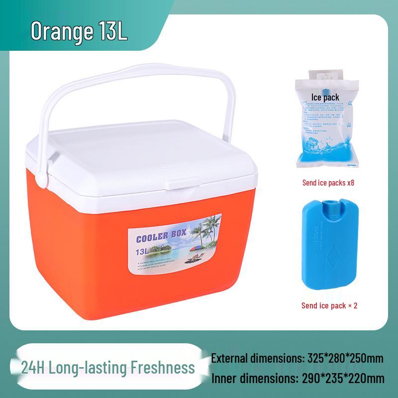 Portable Insulated Refrigerated Box for Outdoor Food Preservation and Delivery