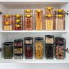 Kitchen Food Storage Containers Organizers for Pantry Fridge Organizer Jars With Lid Plastic Storage Container Spices Boxes