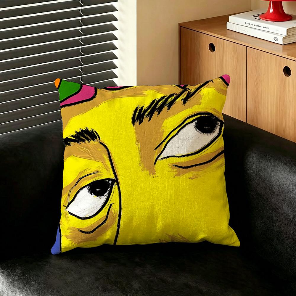 Art OOriginal color ggraffiti Cushion Cover Creative pillowcases for interior decoration office living room home Car hot