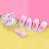6 Pcs/Set Nail Art Sequins Different Size Glitter Powder Manicure Decoral Tips Polish Nail Stickers Mixed Design Case Set