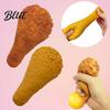 Squeeze Toy Fried Chicken Leg Toy Soft Slow Rebound Stress Reliever Relaxation Ball for Adults And Kids Realistic Food Texture Decompression Fidget