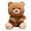 Hot Cute And Charming Teddy Bear Plush Doll Adorable Stuffed Animal Plush Playthings Bear Doll Featuring Persimmon Cartoon Birth Date Present