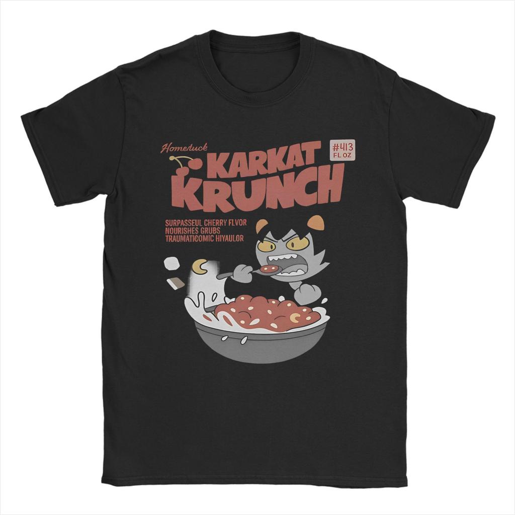 Homestucks Pantskat Karkat T-Shirt Men's Cotton Clothes Printed Fiction MSPA O-neck Short Sleeve