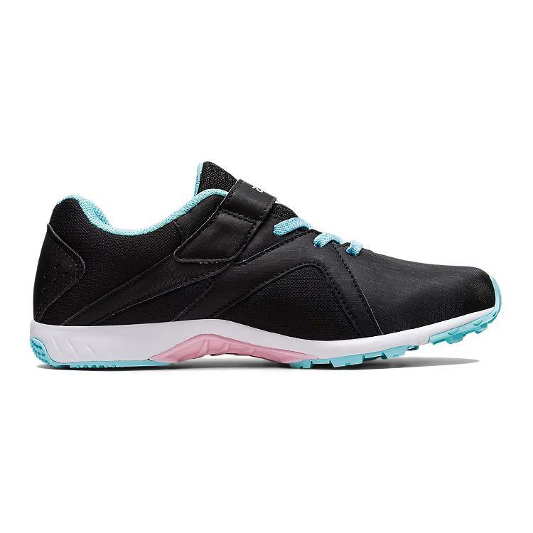 Asics Lazerbeam SH-MG GS Svart Hvit Aqua Barnesko 1154A138-003