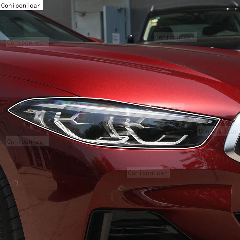 For BMW 8 Series G14 G15 G16 2018- Car Exterior Headlight Anti-scratch Front Lamp Transparent Protective Film Accessories