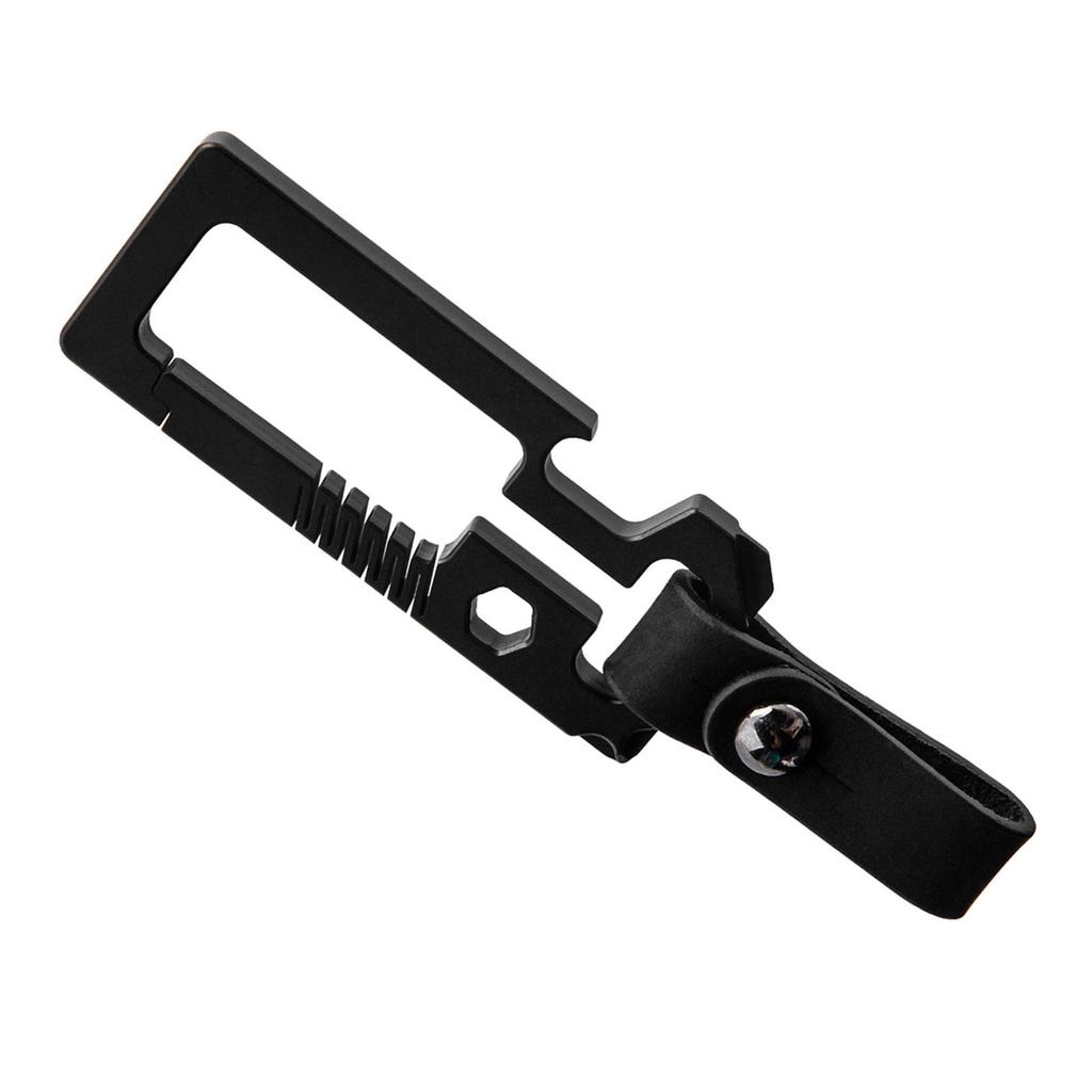 Titaniums Alloy Key Holder with Bottle Opener Screwdriver Waist Hanging Keychain Buckles Outdoor Keychain Accessories